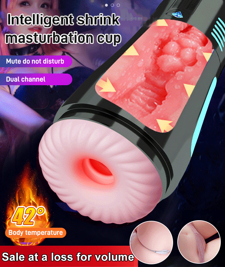 🎄[Confidential Delivery] Suction, Vibrating & Stroking Masturbator – 18+ Only